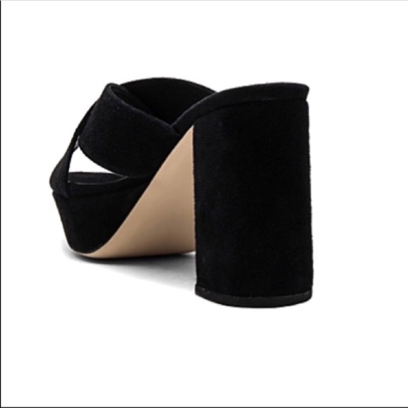 Raye X Stone Cold Fox | Black suede Petra heels - Picture 5 of 8